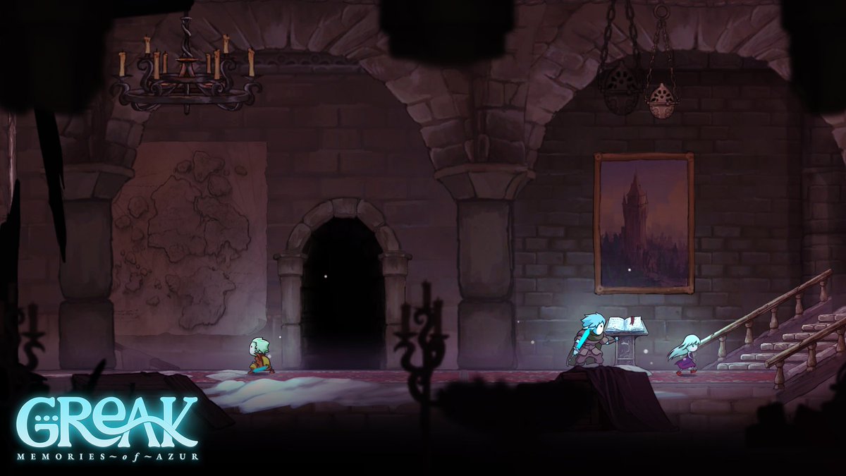 The Courine temples keep the history of Azur and its Guardians. Many years of wisdom and research are still preserved there 📖

Play the free Greak demo on #Steam and #NintendoSwitch! 🎮

#screenshotsaturday #madewithunity