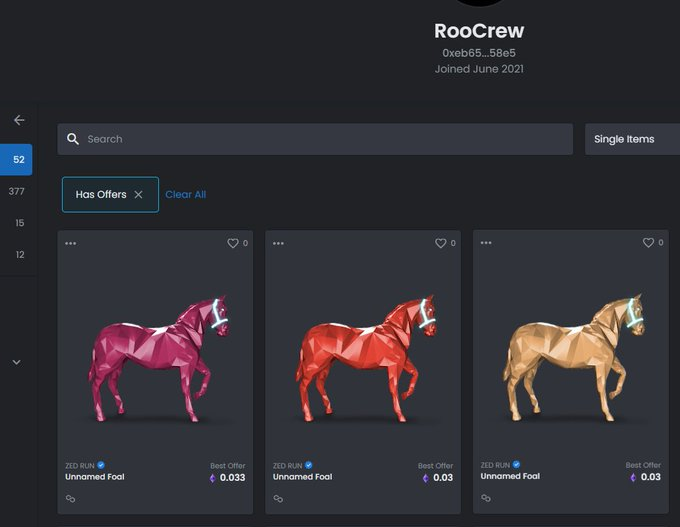 RooCrewNFT's tweet image. #Giveway time.

Follow, Retweet, and Tag 2 friends to be entered.

unraced, unbred, unnamed #zedrun horse.