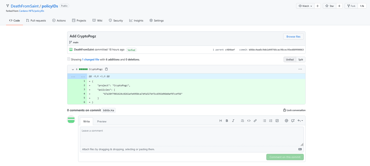 CryptoPogz1's tweet photo. Pull request @CNFT_IO https://t.co/dmw2sGlkOd