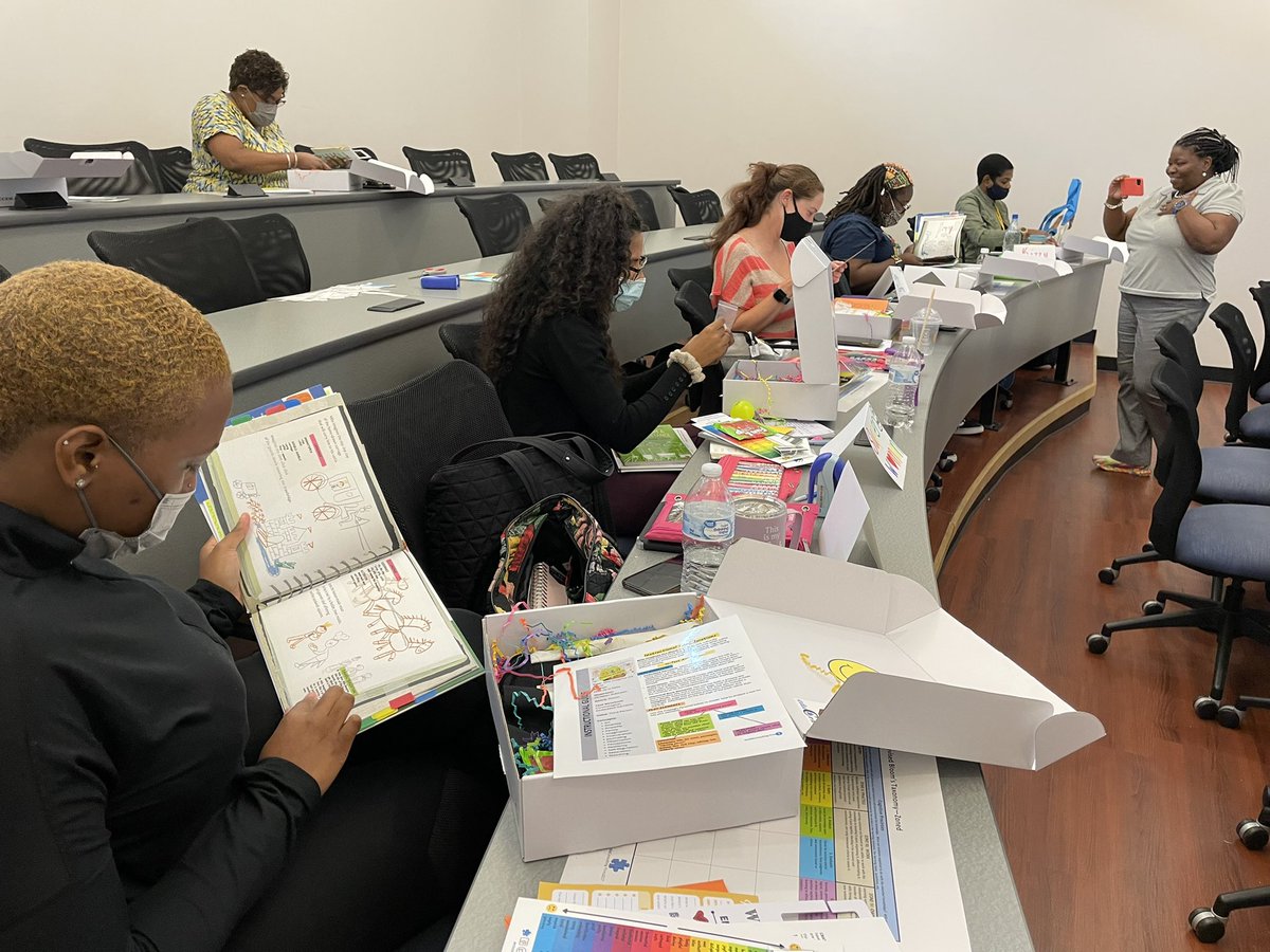 NSmith86's tweet photo. We were so excited to receive our first eduCrates today! @educonsultfirm is amazing! Our residents will be so prepared for their future classrooms. @DutchessMaye @Dr_KimberlyE @taliaferro_dr @CailishaPetty @ncatcollegeofed @GrovesPrice https://t.co/aXTWwX0Ld6