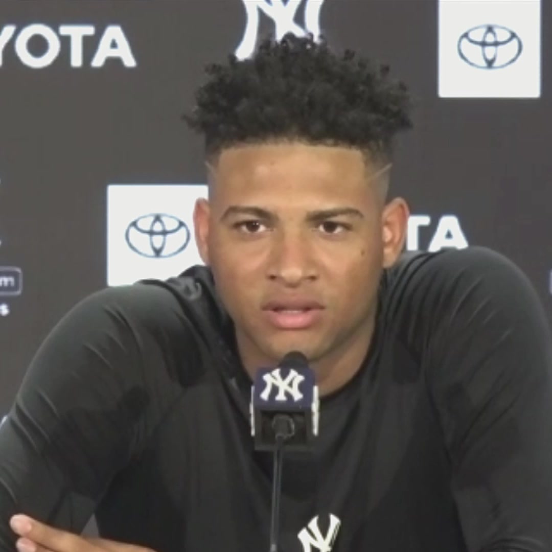 Yankees Videos on X: Luis Gil after being asked if the misplay by