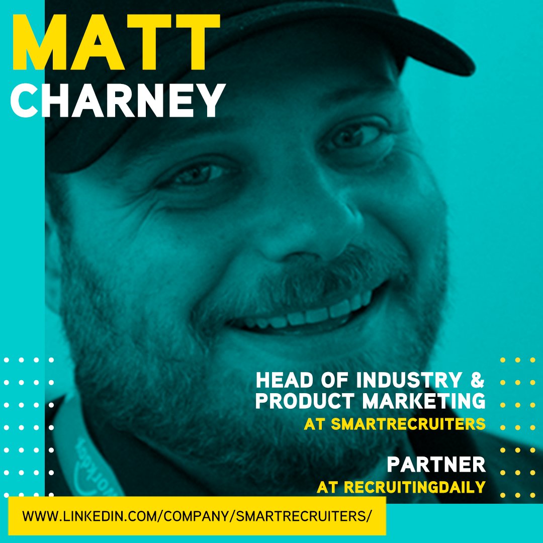 JobCon2021's tweet photo. He's the Head of Industry at @SmartRecruiters, a partner at @RecruitingDaily, and he's coming to #JobCon2021 this Thursday!

Don't miss your chance to see @mattcharney live in #VR, and learn about the changing world of data privacy!

Register now at:
https://t.co/CdUDuq8Jk9 https://t.co/i6BLCLu8Nz
