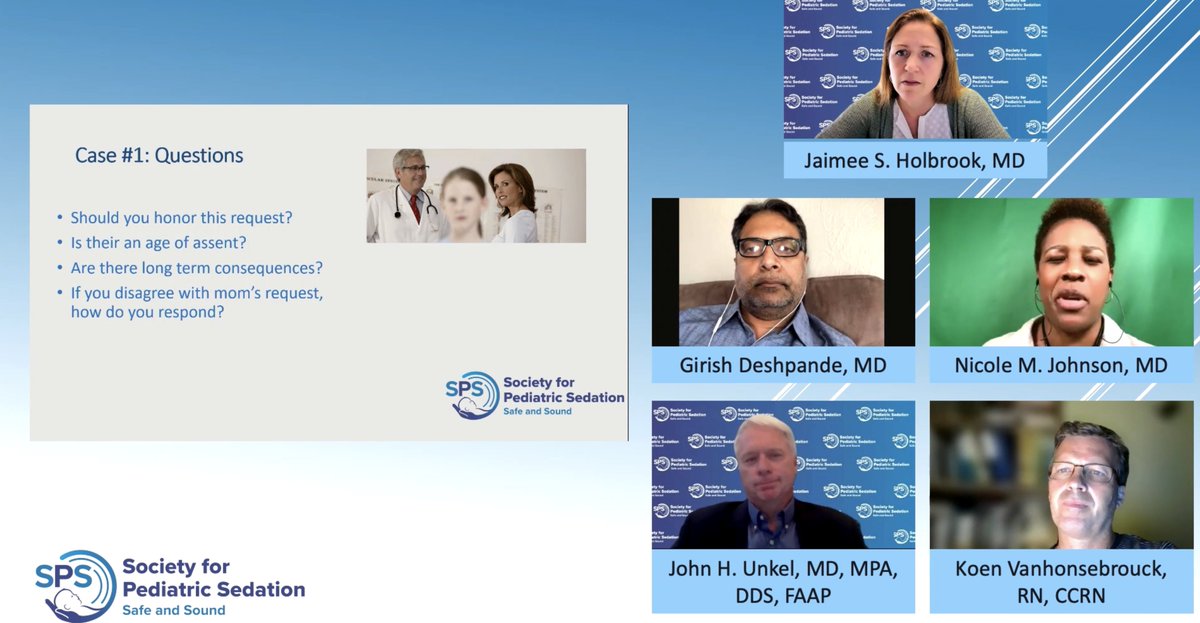 #SPS21 stump the experts ...one of the best sessions---where cases are discussed and best practices discussed. <a href="/pedsedation/">SPS</a>