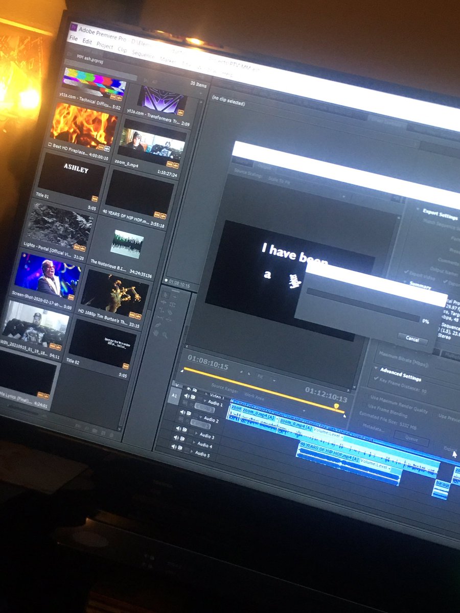 RyanPyroBiggs's tweet photo. Aannddd EXPORT!
Another episode of Musical mondays is in the bag 💼 this week @ashnerdfangirl is in the hizzouse and we got a lil something special extra at the end of the ep. #PTV #Relater #MusicalMondays https://t.co/Qt6U8H7YHo