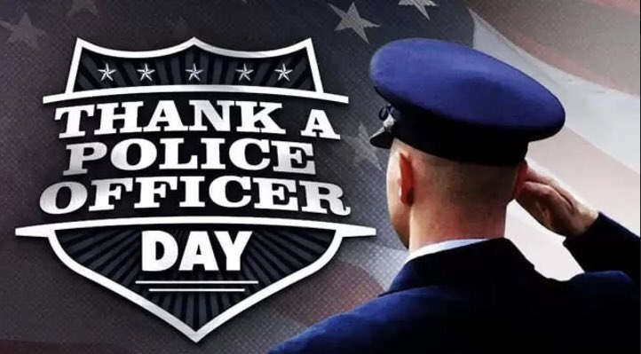 Visaliapd's tweet photo. Today is National Thank a Police Officer Day.  Please join us in thanking our Police Officers, who work tirelessly to keep our streets safe. https://t.co/uLTkgDXiyE