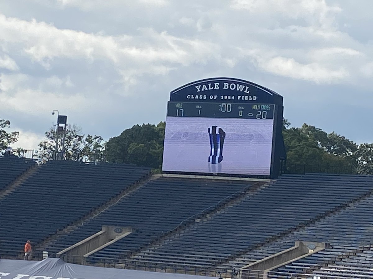 % of people on the planet who can say they were on a football team that beat Yale 2 out of 3 times? Discuss amongst yourselves.