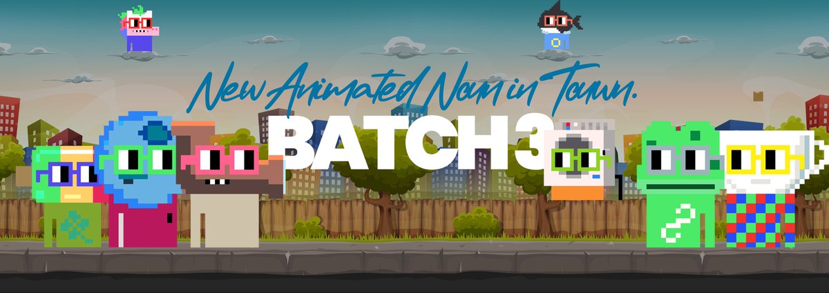 BATCH 3 of Animated Nouns JUST DROPPED! Grab em fast! My favourite is the Unicorn Noun! Looks so cool like a NyanCat!

<a href="/sharkdao/">SharkDAO ⌐◨-◨</a> should get the Orca! Don’t miss the 2nd time ;)

opensea.io/collection/ani…