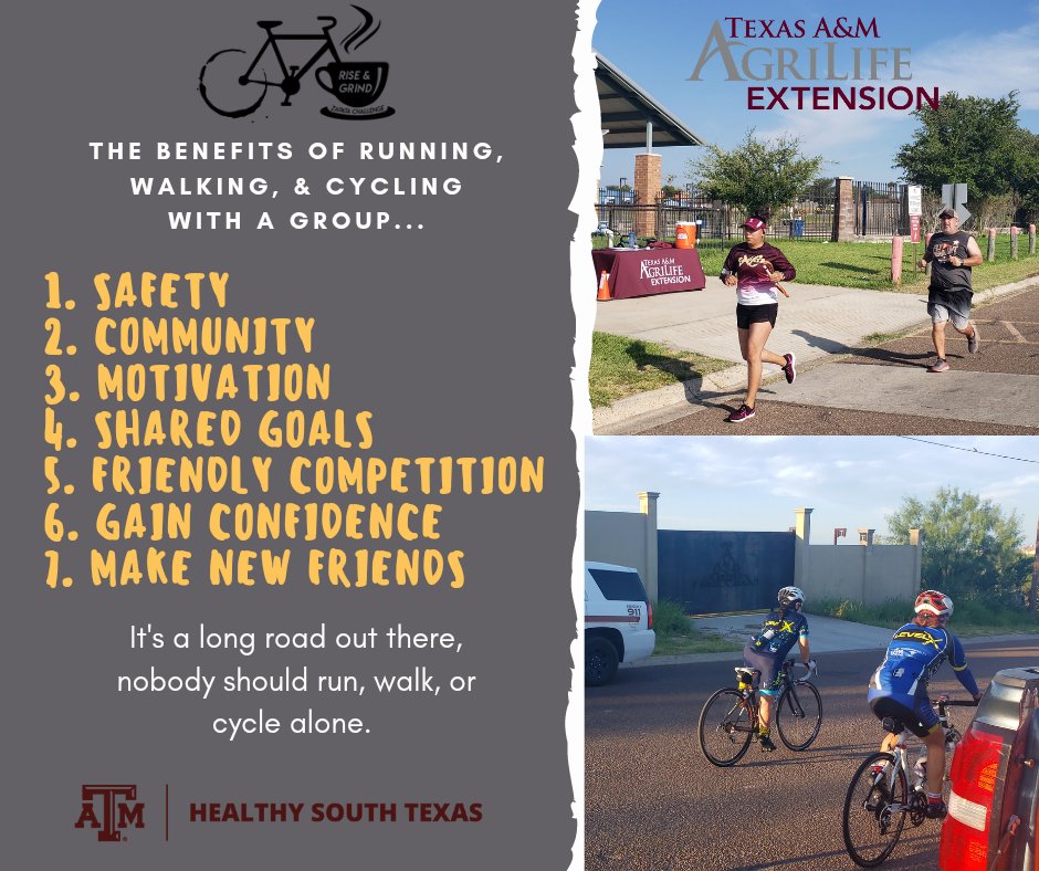 Social groups are a great way to stay motivated when you're starting your physical activity goals! #running #walking #cycling