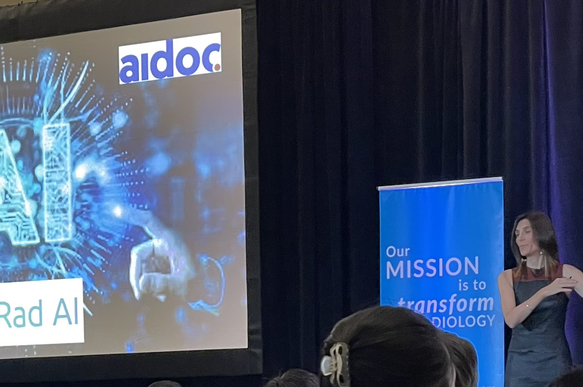 sarah_smith2014's tweet photo. @RadKottler, Rad 1 talking about #AI technology and how rads are able to work smarter not harder with #AI 

#rptransform21 https://t.co/G3wU7jVmQV