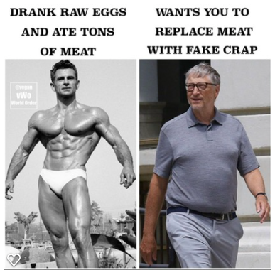 Mangan150's tweet photo. The difference between eating real whole food and the industrial sludge that our overlords want us to eat. https://t.co/cR7bSUAR99