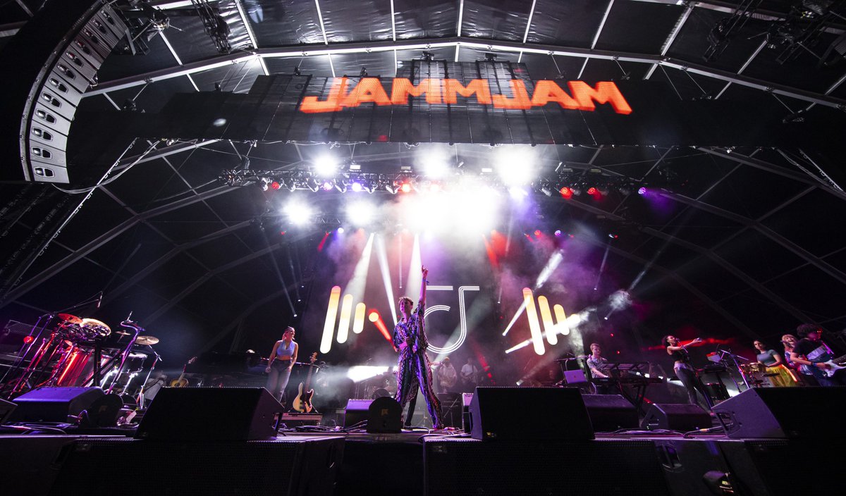 What a night. The #JammJam returned feat. <a href="/jacobcollier/">Jacob Collier</a> &amp; Friends at <a href="/lifeisbeautiful/">Life is Beautiful</a> and it was incredible. A giant thank you to our #LifeIsBeautiful family for having us and the incomparable #JacobCollier for performing and curating this with us 🎉 <a href="/jammcard/">Jammcard</a> #jammcard #lib