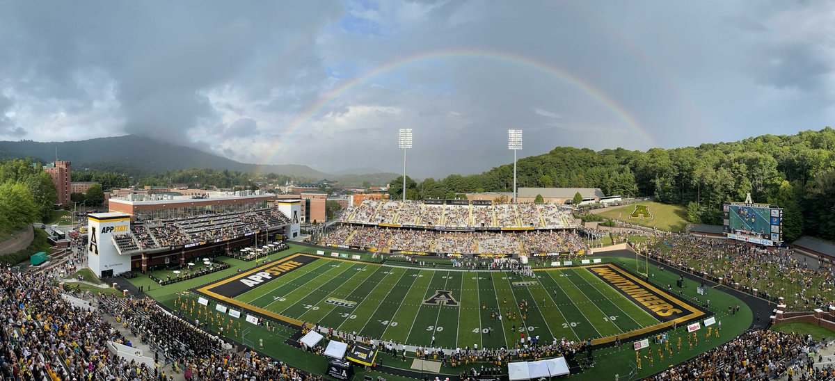 What a sight to behold at Kidd Brewer Stadium!