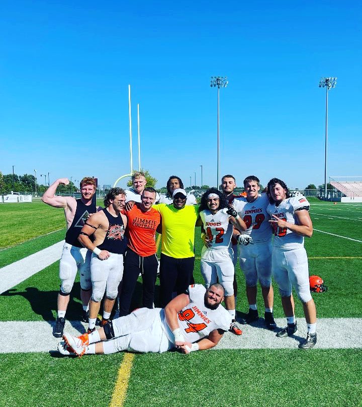 WHAT A WIN! Just want to say I love this group to death and appreciate your hard work and dedication on and off the field! Let’s keep grinding and working! #Dawgs #Consistency #discipline #GoJimmies