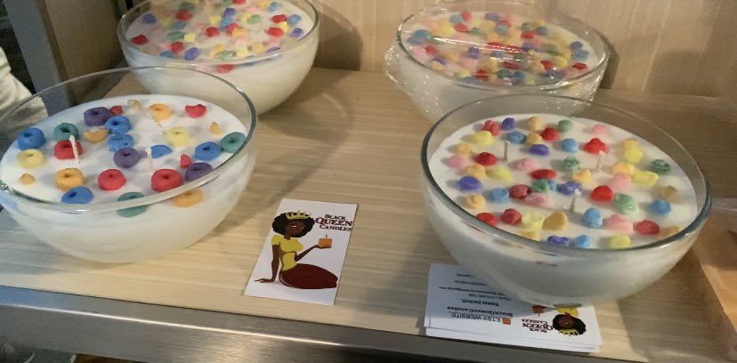 shalonstevenstv's tweet image. This “fruity pebble” candle can be found at the new Marketplace on James Street in Eastwood, SYR. The building was once the Tip-a-Few Bar is now a place for vendors to sell their products. @SPECNews1CNY