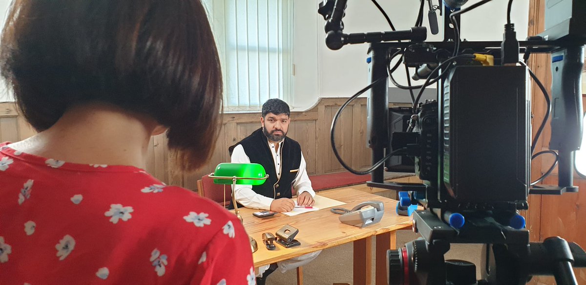 AmarKarim's tweet photo. Filming a short film. Always fun, always amazing to be on set. #Filming #TargetProductions #VampireVentures #ActorsLife https://t.co/20Bs9FQs1m