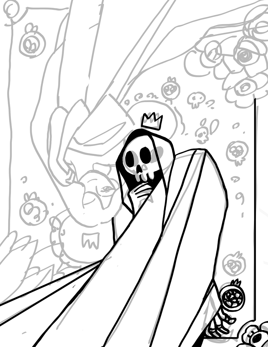 Steps. Cute Skelly Hades!!!!! 