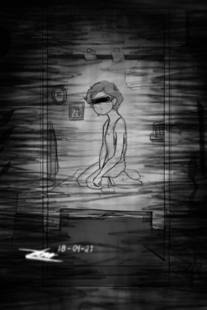 elemitte's tweet image. #FHSAfterBite #FHSZ3R0 #FNAFHS #fh 
Para @ItsFanDubTime inspiración y referencia de dibujo @Bogoomol
 Espero que les guste 
(´ . .̫ . `)