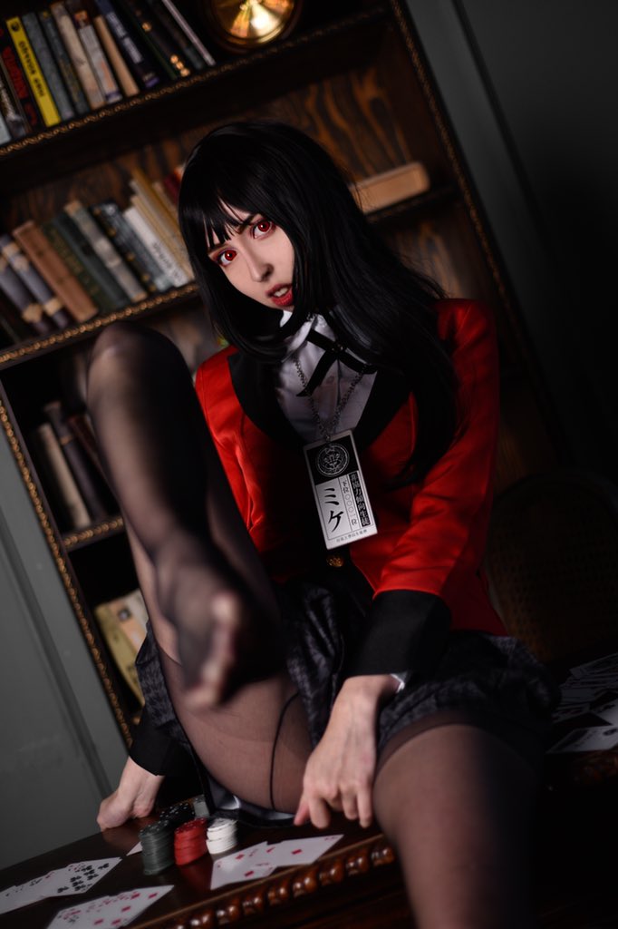 My new cosplay Yumeko Jabami ❤️
More photos in this image on my 0nlyFan$: 
@pink_loli_miki

#kakegurui #yumeko  #cosplay #cosplayr  #girl https://t.co/UwnDWGMAby