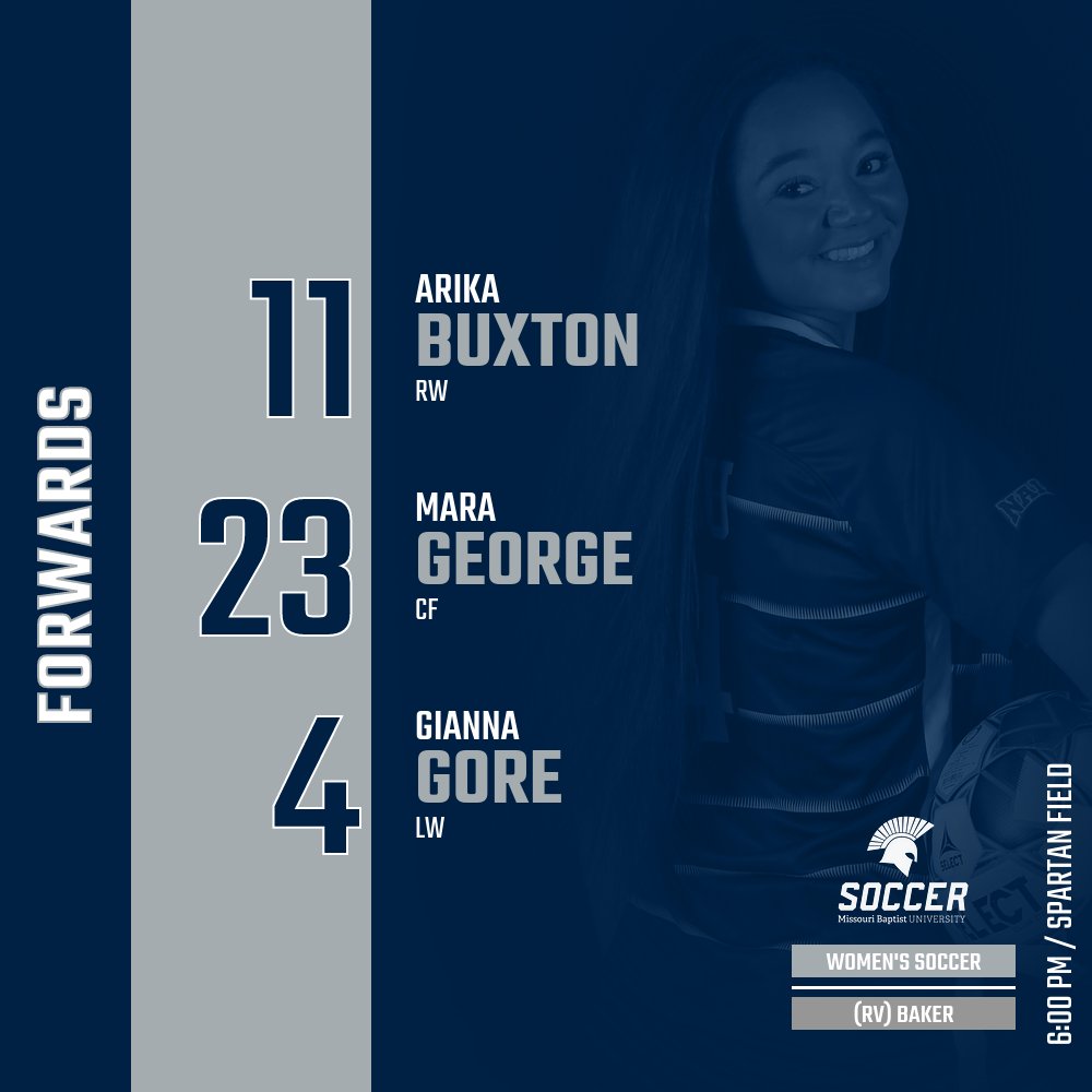 mbuwsoccer's tweet photo. Team news is in... here's how we'll line up tonight. Kickoff in 30 at Spartan Field! #SpartanUp https://t.co/Se4EvQkGoQ