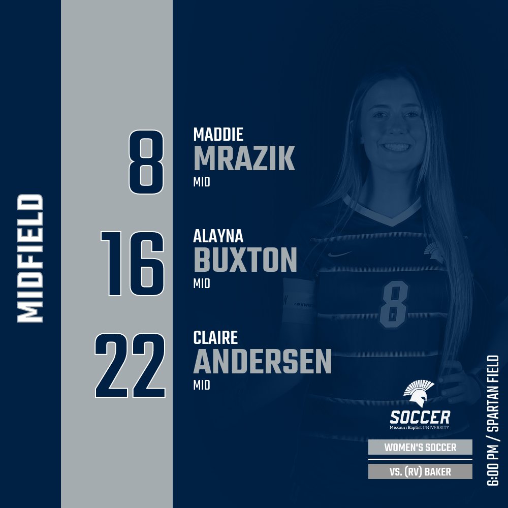 mbuwsoccer's tweet photo. Team news is in... here's how we'll line up tonight. Kickoff in 30 at Spartan Field! #SpartanUp https://t.co/Se4EvQkGoQ
