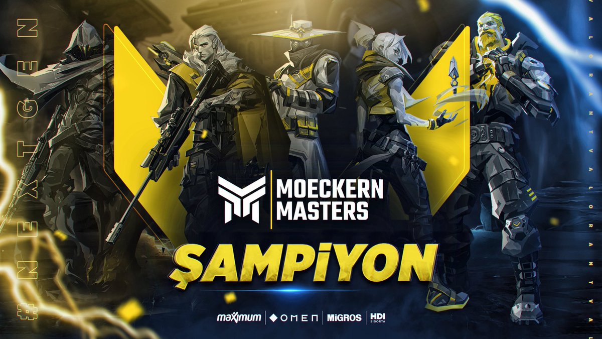 FBespor's tweet photo. Sarı Lacivert ŞAMPİYON! 💛💙

@MoeckernMasters Turnuvası finalinde @CaseEsports'u 2-0 mağlup ederek şampiyon oluyoruz. Tebrikler takım!

@shalzvlr
@cinovll
@burzzyfps_
@elitevll
@skyressvl

#HerZamanHerYerde #FBVALORANT https://t.co/zLr5tRZ131