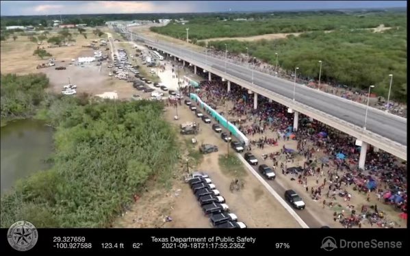 TxDPS's tweet photo. “Our #bordercrisis goes beyond the RGV and South TX communities — the smuggling of drugs, people, and weapons reaches far and wide, and it affects all of us. I will continue to work tirelessly to secure our border and protect the people of Texas." — @GregAbbott_TX https://t.co/2kMkse29l2