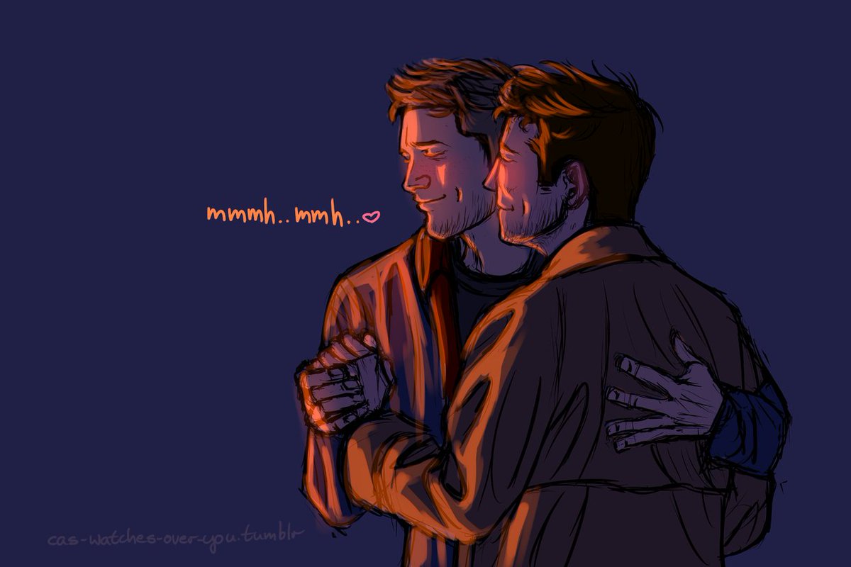 caswatchesoveru's tweet photo. Happy Birthday AND Happy Anniversary Cas..💙💚🥰
Dean prepared a candle light dinner in THAT one barn were they first met..❤️ with lots of burgers, pizza, apple pie and whisky.. c: as always a bit messy but i hope you like it ^u^ #castielday #destiel #destielanniversary https://t.co/wYnhk7Us8d