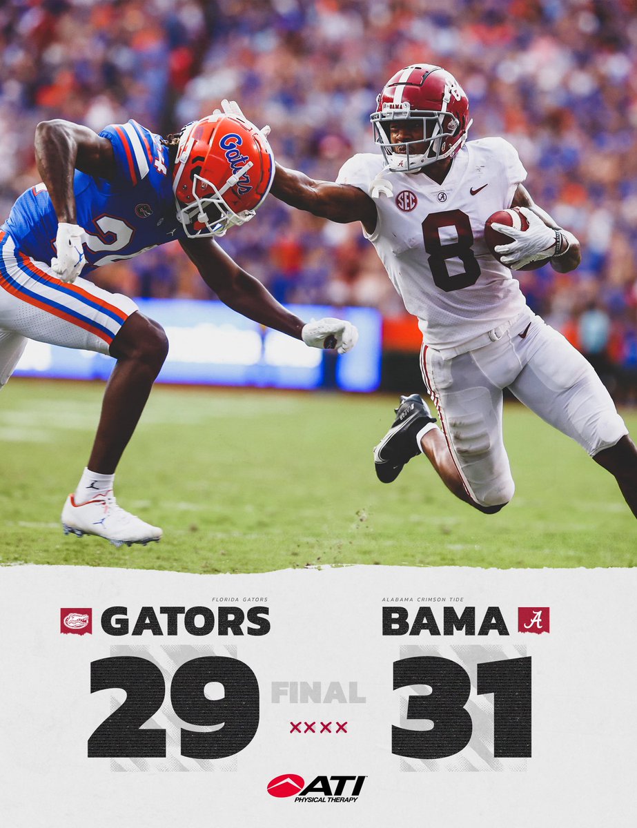 W

#BamaFactor #RollTide