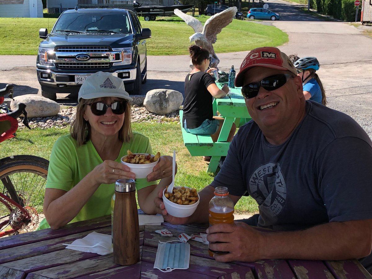 MBTRec's tweet image. Spectacular #ride today in McNab/Braeside for our annual Tour de Poutine #cycling #event Thanks to Betty’s Chips in Braeside for providing incentive to get to the end of the route... spectacular Poutine #delicious