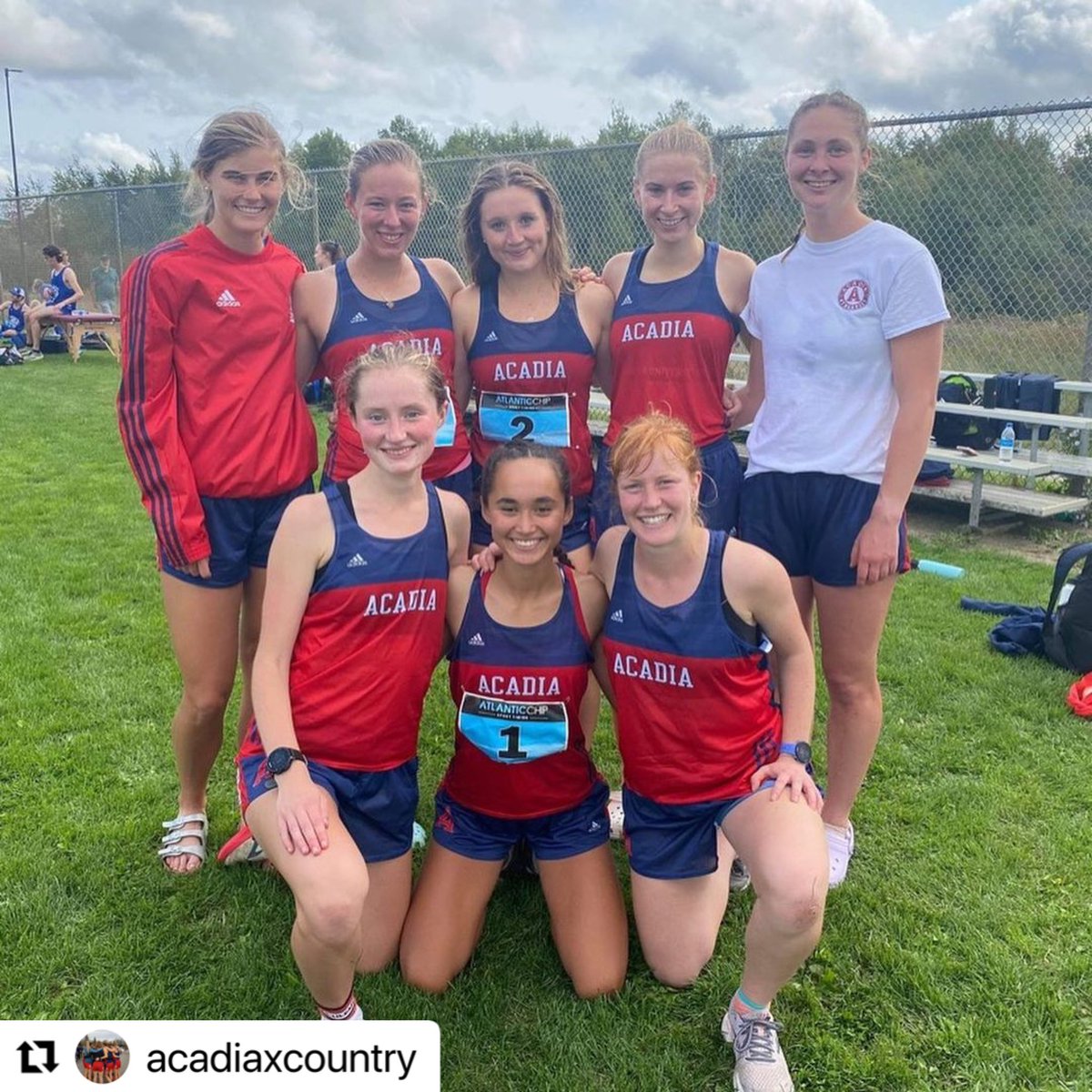AcadiaAthletics's tweet photo. RESULTS | WXC @AU_CrossCountry finish @AUS_SUA season opening Meet at StFX in 4th place.
.
Rookie runner  Ava Stefanovich-Thomson tops #Axewomen results.
.
Results - https://t.co/pvLBgDxBJ1 .
.
#GoAcadiaGo https://t.co/Tm1NfeJ2H3