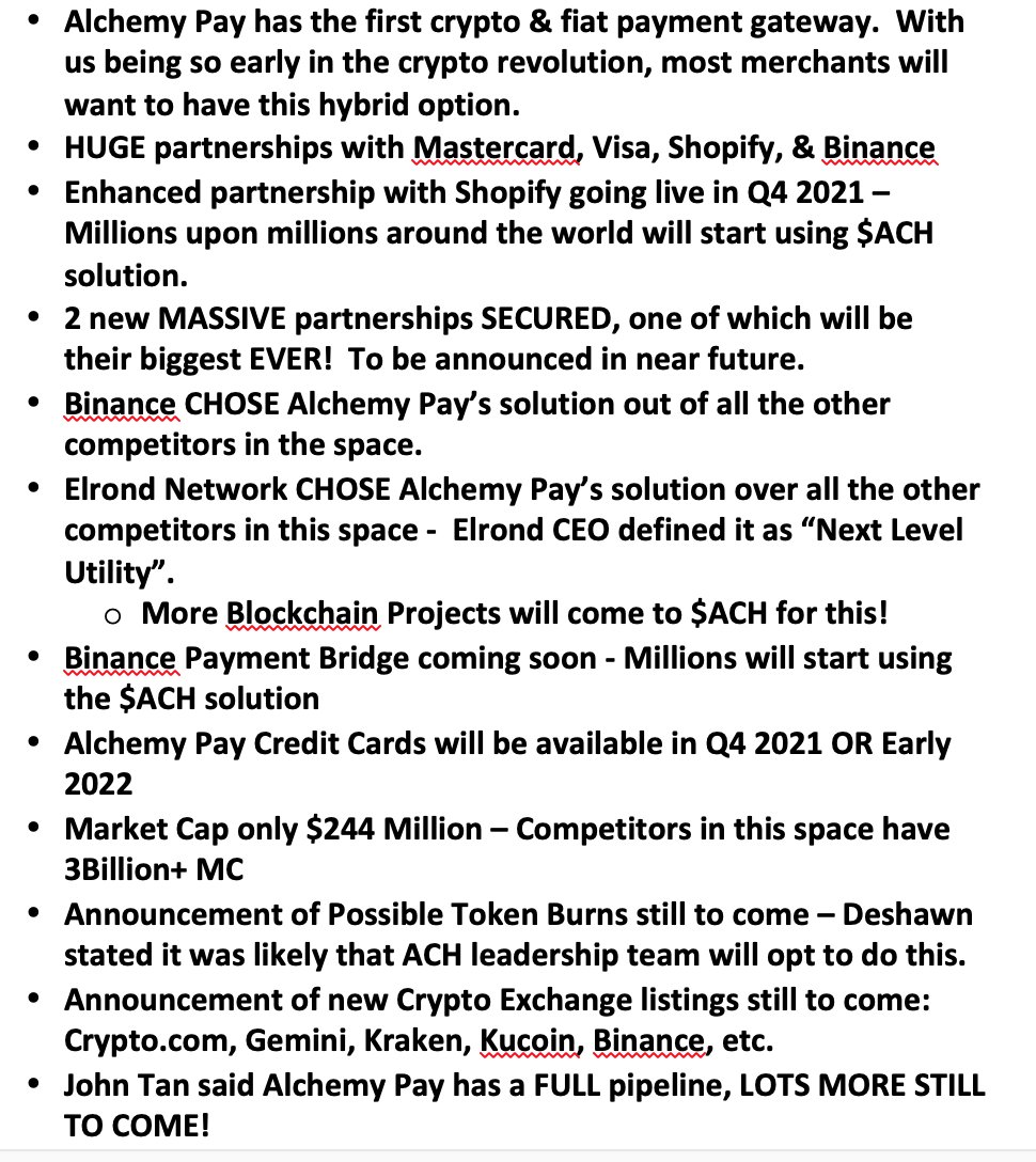 Seeing a lot of disgruntled attitudes towards $ACH Prob time to do a brief synopsis to illustrate how hard the $ACH team is working.  Literally, all we have to do is keep stacking $ACH &amp;  sit back &amp; wait.  Ask yourself, 
"what's going to happen after all of this?" 🚀🚀🚀