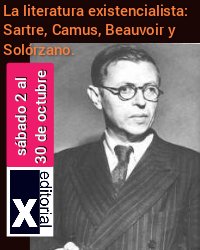 Sartre considera que el ser humano está "condenado a ser libre", es decir, arrojado a la acción y responsable plenamente de su vida, sin excusas. Por eso, "la existencia del hombre precede a su esencia."

Link del evento:
fb.me/e/Ox8aDDvR