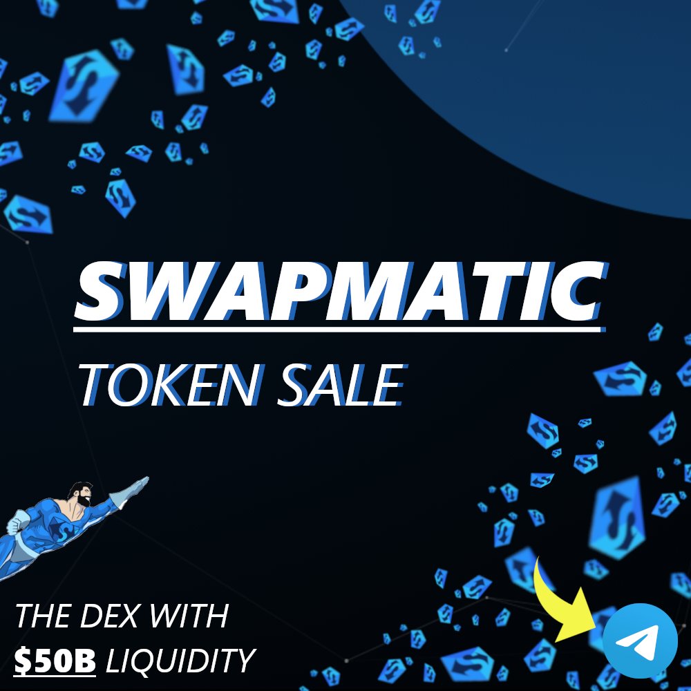 Hey everyone! 

Our good friends over at @SwapMatic are having a huge token sale on the 24th! Go show them some love in their telegram! 

👉t.me/joinchat/IDYR8…