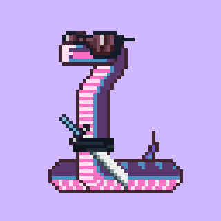 Solchemist's tweet photo. New PFP to show off my new protectors. My @solsneks have been training in the Samurai Snek Sanctuary, and will continue to train until they find a worthy adversary https://t.co/EfFhBlOQ1Q