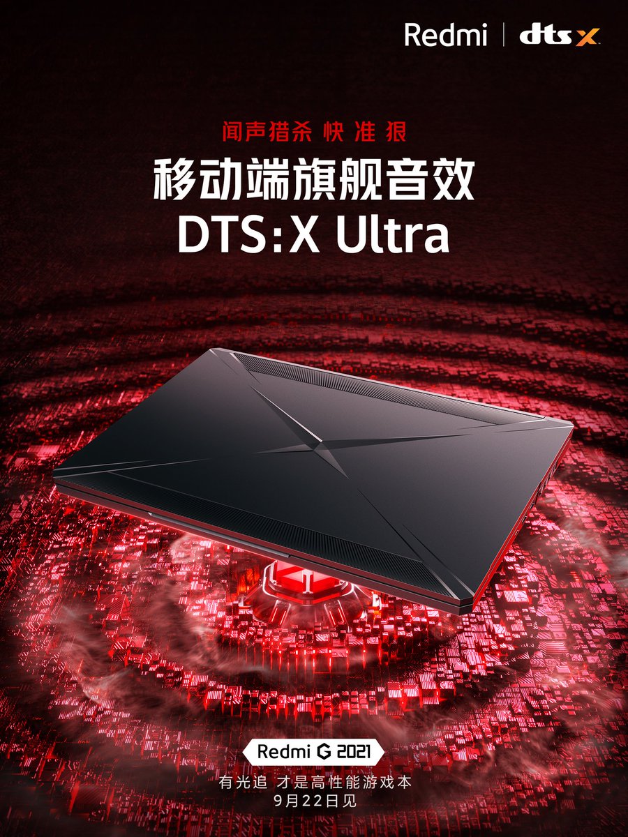 Liptonfindx's tweet photo. #RedmiG2021 Gaming NoteBook
16.1" 144Hz large gaming display
flagship audio DTS:X Ultra speaker.
#RedmiG #RedmiGamingNoteBook
#RedmiGamingBook #RedmiBook https://t.co/SNDkiaIQh6
