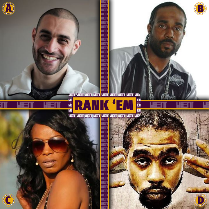 HeitMusic's tweet photo. Rank these rappers, best to worst... Lowkey, Bam, Ms. Toi, & Young Bleed... #lowkey #bam #mstoi #youngbleed #HipHop #Rap *randomly generated https://t.co/kqLrInO0TV