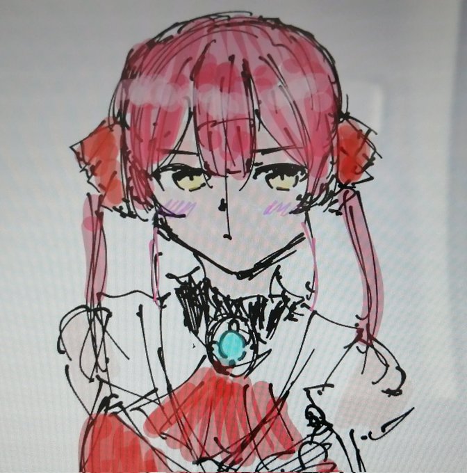 車内で描いてた 