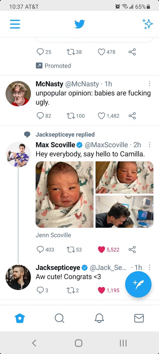Gabrielle2429's tweet photo. @McNasty So are babies :) https://t.co/ZMwXHEFRPQ