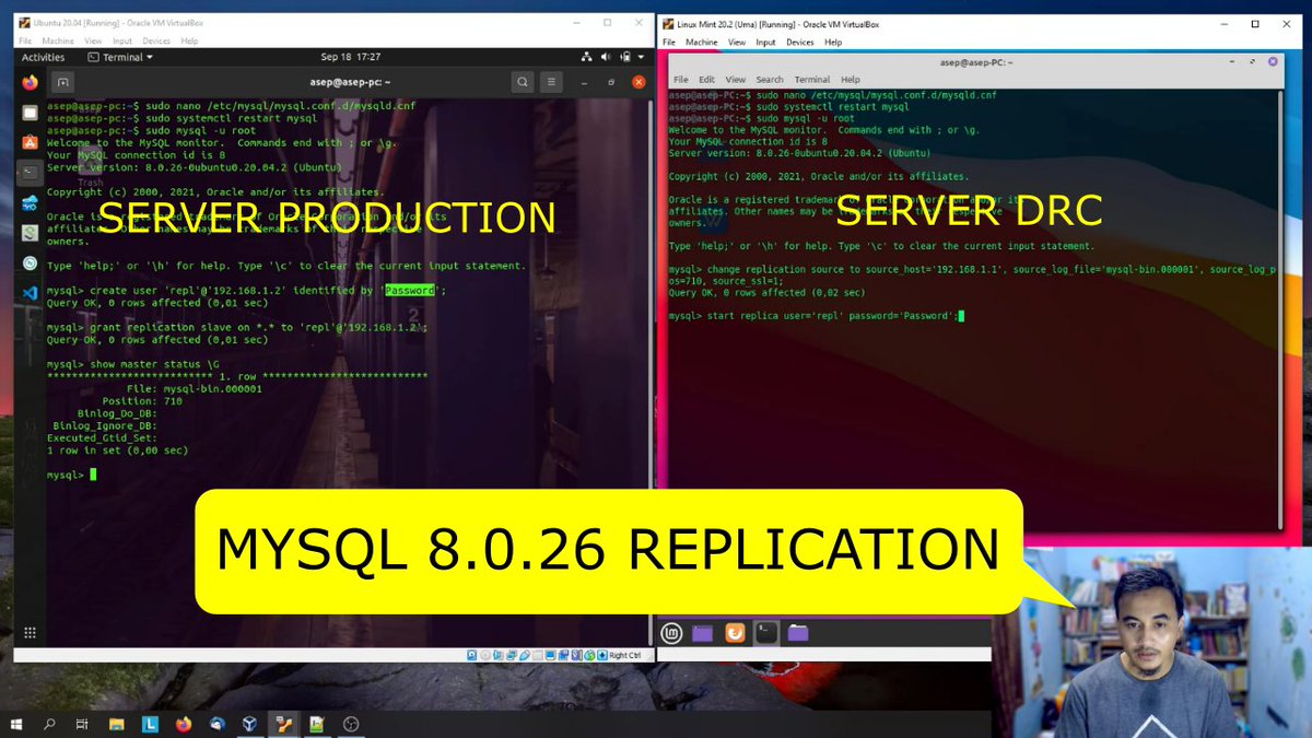 pojokcodeid_'s tweet image. MySQL 8.0.26 Replication all Database Linux youtu.be/5iuiViEvhSk via @YouTube
#MySQL
#mysqlserver
#mysqlrepllication