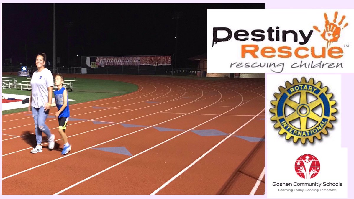 Still 11 hours to go! Come out with some friends at GHS and help stop human trafficking! <a href="/GoshenSchools/">Goshen Schools</a> <a href="/Rotary/">Rotary International</a> <a href="/destinyrescue/">Destiny Rescue</a>