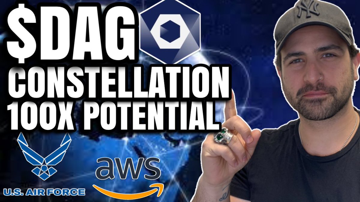 $DAG Constellation Hidden Gem- Why You Need To Look At This Crypto Project! Partnered With The USAF

youtu.be/KDWY91om-vs 

via <a href="/YouTube/">YouTube</a> <a href="/Conste11ation/">Constellation Network</a> 

#dagconstellation #cryptocurrency #CryptocurrencyNews #CryptoGems #cryptocurrencies #cryptocurrecy #XRP #XRPcommunity