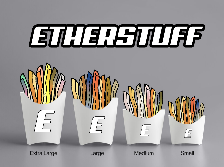 etherfries's tweet photo. What size of #etherfries would you like for the meal?๐
#23 - FRIES ยฎ price is ฮ 0.5 ETH
#25 - FRIES ยฎ price is ฮ 1 ETH
https://t.co/ykuSzHKjA1 #eth #nft https://t.co/Ed2xSMSjwh