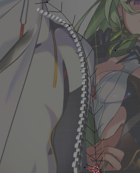 無理やり合わせこんでる(下から撮ってる)し、参照画像突き破ってる。やってることがチンパンジーすぎる!はやくヒトに進化したい。 