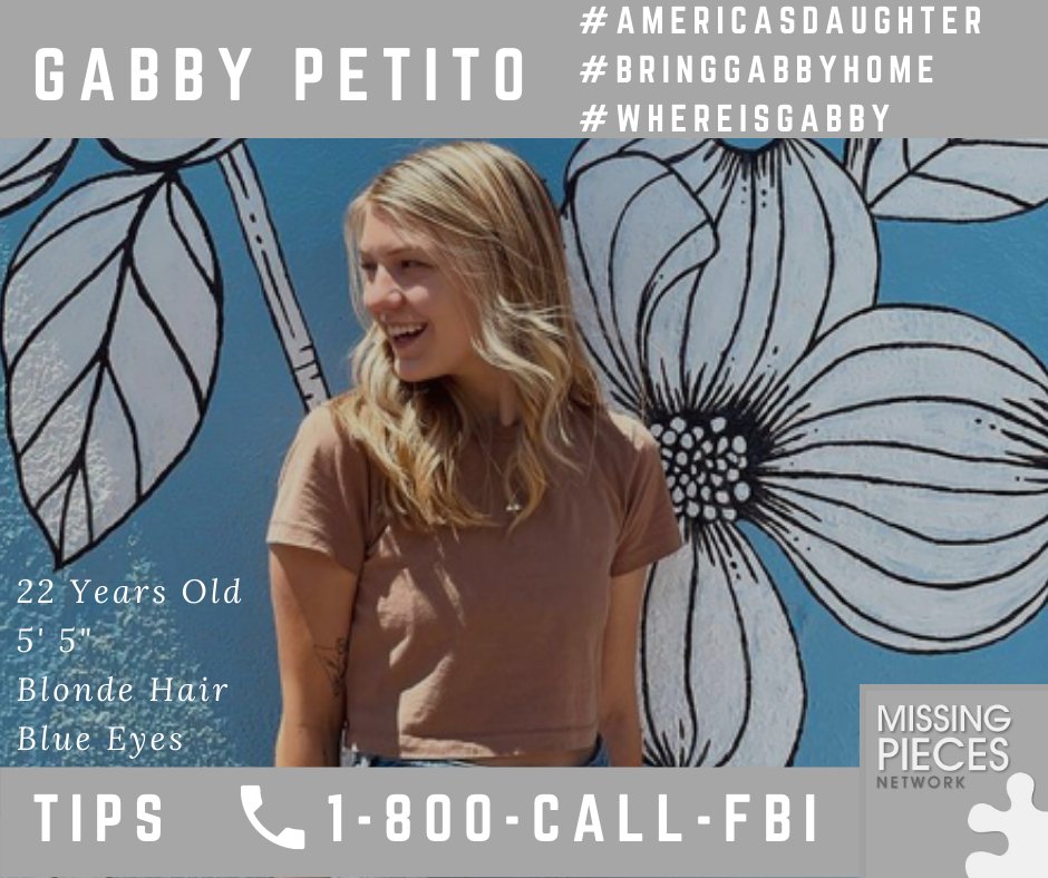 We are all desperate to find answers to #WhereIsGabbyPetito if you or anyone you know was in or around the area of Spread Creek Dispersed Camping Area, in #GrandTeton August 27-30, 2021 and saw Gabby or her vehicle, please provide that information to the FBI #americasdaughter