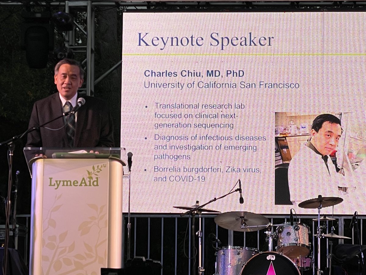 Thank you ⁦<a href="/cychiu98/">Charles Chiu</a>⁩ ⁦<a href="/UCSF/">UC San Francisco</a>⁩ for your work on #Lyme !  Cool #CRISPR idea! #lymeaid ⁦<a href="/BayAreaLyme/">Bay Area Lyme Foundation</a>⁩