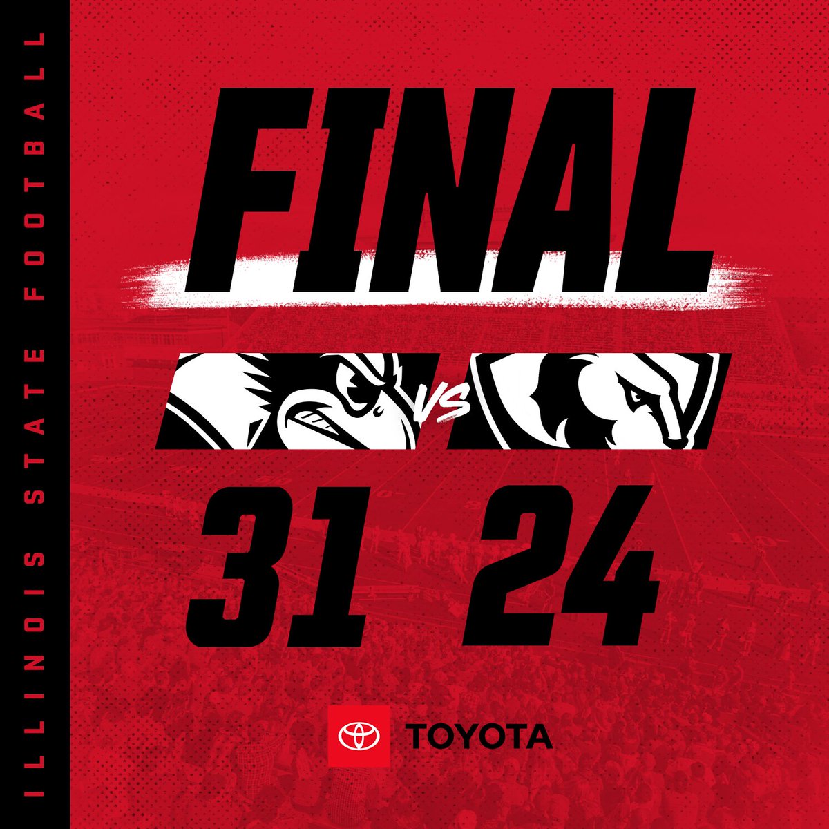 RedbirdFB's tweet photo. Score update presented by @Toyota 

Redbirds WIN‼️ https://t.co/ZvTEECNK9l