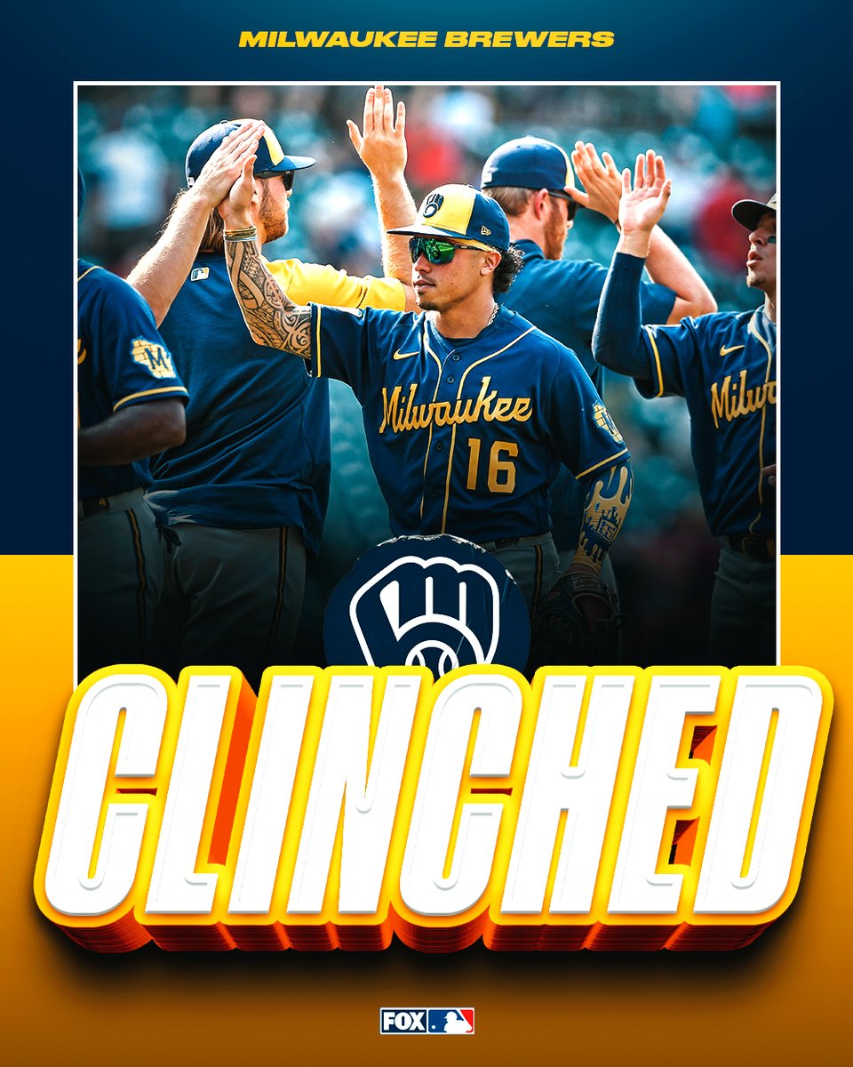 The <a href="/Brewers/">Milwaukee Brewers</a> are heading to the postseason #ThisIsMyCrew