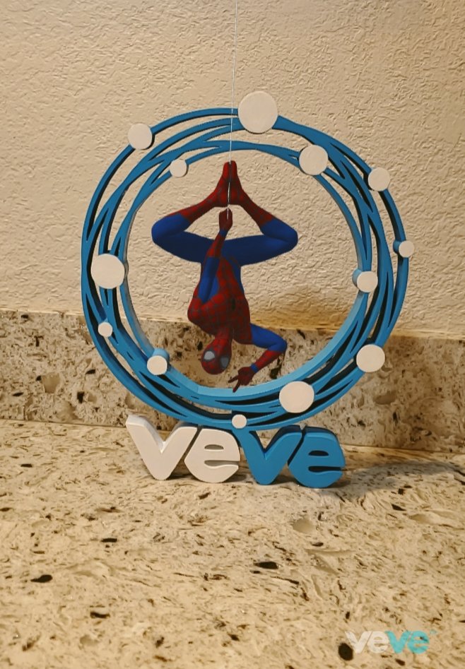 VeVeFamBam's tweet photo. I received my Veve/Ecomi frame today. So excited and took several pics already. Thank you @ParacosmDesignS I love it!! #vevefam @veve_official @ecomi_rhys @Marvel #spiderman #veveframe #love https://t.co/6JvCXRyEJC