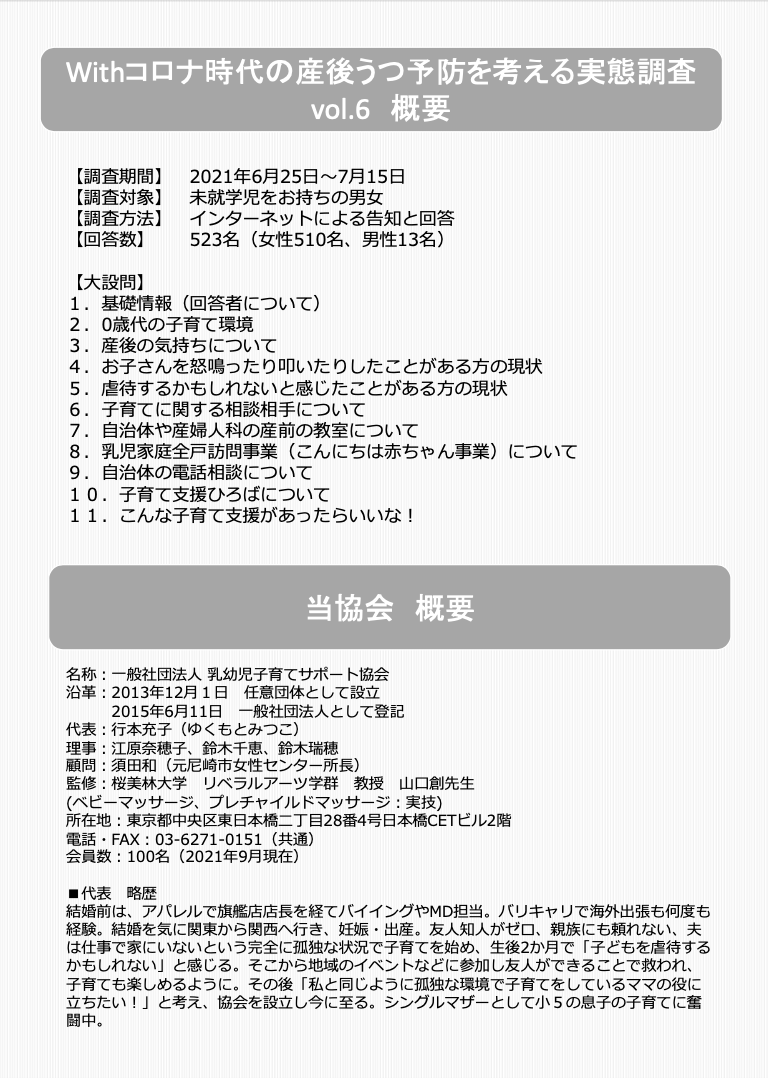 乳幼児子育てサポート協会 産後うつ０社会 Kosodatepartner Twitter