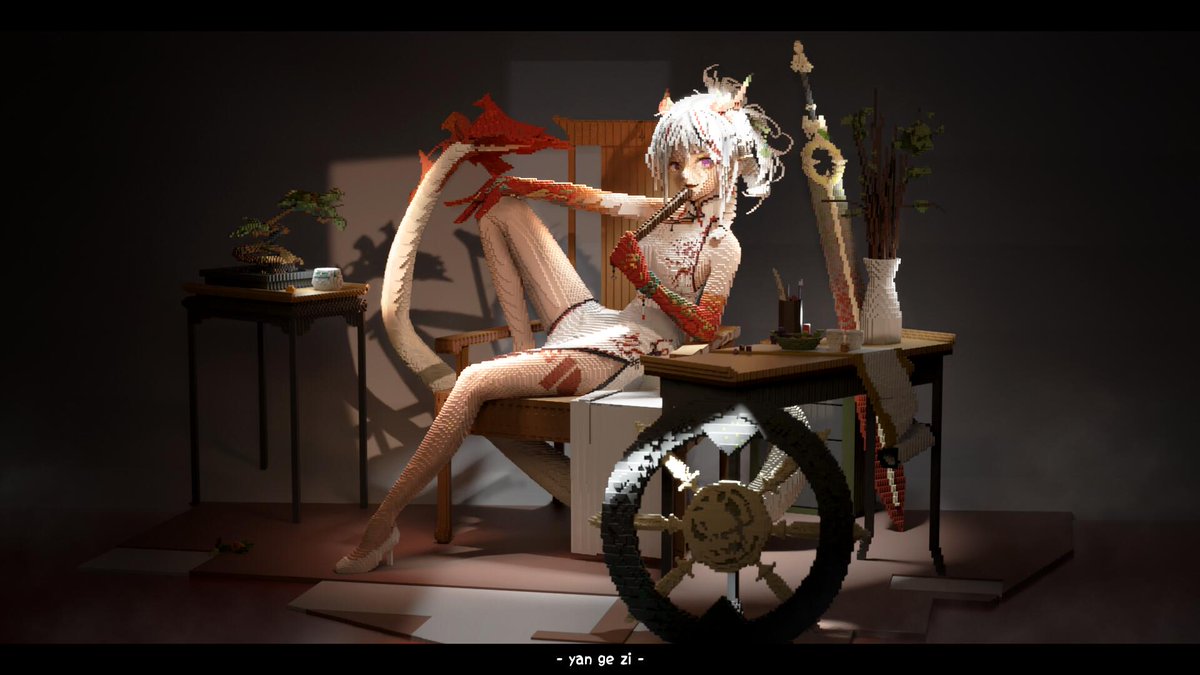 -乐逍遥_年

建模：希图
渲染：言鸽子

#minecraft 
#minecraft建築コミュ #Minecraftbuilds